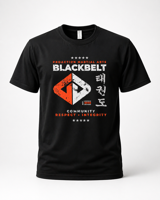 Proaction Black Belt T-Shirt 2.0  (FOR BLACK BELTS ONLY)